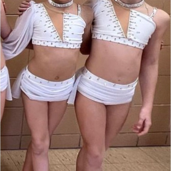 Semi-custom Patrick J, with Bronze/gold Swarovski crystals. Two piece lyrical. - Picture 4 of 4